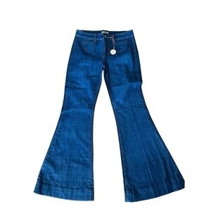 See Thru Soul Boot Cut Jeans Womens SZ 29 Blue Denim Flared Leg Casual Cotton‎